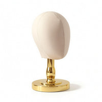 Cloth-coveredCovered Head Mannequin with Stand Smooth Hat Display Stand Compact Hat Display Head Stable for Boutique Displays, Dressing Tables