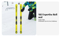 peak-wide Carving Skis Intermediate Level frosty recreation Equipment adaptable descent Boards for Recreational Skiers, Men, Groomers, powder, away from-Piste