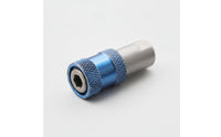 Drill to Screwdriver Adapter Quick-Release Hex Shank Adapter with M10 Thread Bit Holder Knurled Tool Accessories Compact