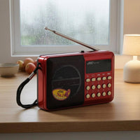 Numeric Keypad Portable Radio Telescopic Antenna Digital Radio Carrying Strap