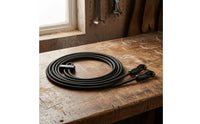 Snap Hooks Braided Rope Rein Black Equestrian Reins Flexible Bridle Accessory Round Profile