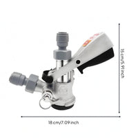 Stainless Steel Keg Coupler Metal Housing Keg Dispenser Black Beverage Equipment for Dispensing System