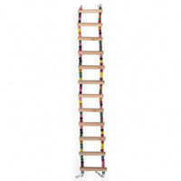 Colorful Bird Ladder Safe Hanging Bird Toy Interactive Climbing Ladder Bright for Pet Birds