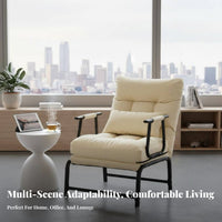 Foldable Design transformable Chair Bed Adjustable spine supportrest Pull-pull-out Sleeper Armchair Multi-Positional Reclining Seat Padded padding for Office Workers, Homeowners, Dorm Room, Bedroom, Small Spaces, Apartment