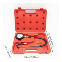 Oil Pressure Gauge Kit Flexible Hose High-Temperature Resistant Auto Repair Equipment