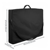Folding Chair Carry Bag Wear-Resistant Outdoor Furniture Storage Bag Smooth Double Zippers for Travel