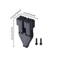 Filament Feeding Hub Multi-Color Filament Routing Hub with Screws Knot-Resistant Accessory for Makers