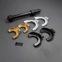 Universal Strut Spring Compressor Time Saving Universal Strut Coil Compressor Set Steel Construction for Mechanics, Auto Repair Shop