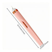 Pen-Shaped Nail Drill Interchangeable Heads Electric Nail Grinder Manicure Tool Built-in Light Slim Handheld