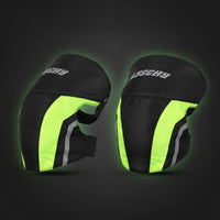 Motorcycle Knee Guards Flexible Knee Pads with Adjustable Bands Shock Absorbing for Motorcyclists, Commuters