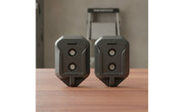 2 Pieces Compact Quick-Hang Bracket Secure Bracket with Screws Multipurpose Tool Hanger Heavy-Duty for Workshop