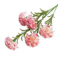 Lifelike Design Long Stem Fake Carnation Low Maintenance Artificial Carnation Stem Multiple Colors Floral Arrangement Supply for Florists, Event Planners, Crafters, Hotel Lobby, Office, Wedding, Party
