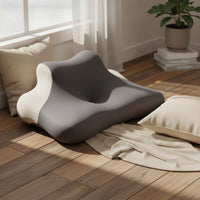 Contoured Prone Sleeping Pillow Supportive Memory Foam Pillow Ergonomic Slow Rebound for Sofa