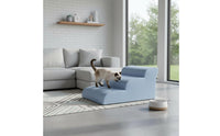 Waterproof Leather Pet Steps Easy to Clean Non-Slip Dog Stairs Soft Pet Steps Sturdy Bearing Gentle Slope for Small Dogs