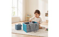 Felt Storage Organizer Lightweight Felt Bag with Handles Storage Bin with Handles Sturdy Space-Saving for Children, Playroom
