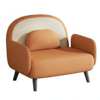 Multi-Functional Convertible Sleeper Chair Fully Padded 3-in-1 Sleeper Armchair Sturdy Frame Sofa Bed Easy to Clean for Small Apartment Dwellers, Children, Students, Bedroom, Dorm Room, Home Office