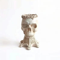 Skull Planter Spooky Skull Pot Tabletop for Desk