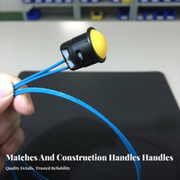 Loader Handle Button Exact Fit Handle Button Replacement Easy Installation Heavy Machinery Part for Mechanics