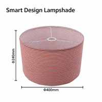Foldable Lampshade with Cloth Shade for Ceiling Light and Bedside Lamp, Glare-Reducing for Bedroom and Home, Easy Assembly Design