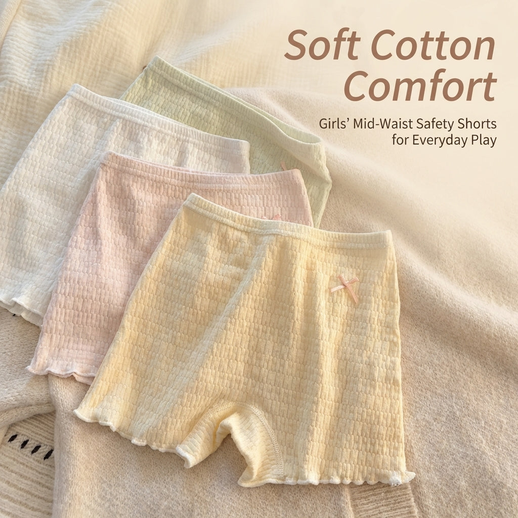 Girls Knickers Breathable Pants for Ages 7-13, Treatment for School and Active Wear, Comfortable Fit Shorts