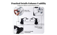 Cylindrical Shape Workout Water Bag Carrying Straps Training Water Bag Clear Body Strength Training Sandbag Substitute Filling Cap