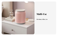 Beverage Can Shaped Trash Bin Sturdy PP Material Carbonated Can Garbage Bin Easy to Clean Press Top Wastebasket for Kids, Adults, Car, Bedroom