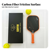 High-Performance Carbon Fiber Carbon Fiber Pickleball Paddle Premium Gift Box Carbon Fiber Pickleball Paddle Ergonomic Grip