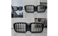 Gloss Black twoBar Kidney Grille ABS Front Kidney Grille Painted Lightweight