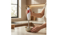 Powerful Hand Blender Ergonomic Immersion Blender Corded Appliance Compact for Home Cooks, Parents, Kitchen, Infant Food Making