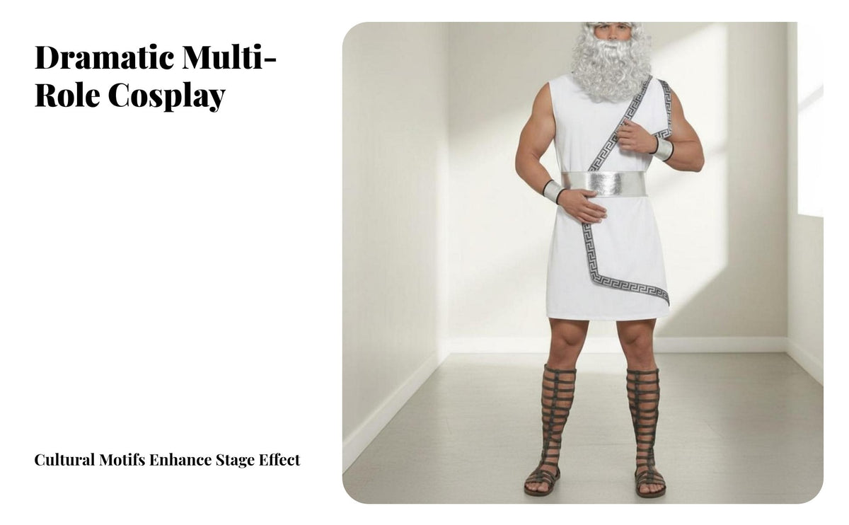 Ancient Lore Ology Cosplay Outfit Stage Performance Wear Greek Deity Costume Ancient Lore Ological Theme Greek God Costume for Actors, Women
