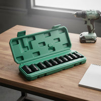 Electric Wrench Set Heavy Duty Hexagonal Bit Kit Steel Construction Nut Fastener Driver Bit Set for Mechanics, Workshop, Garage
