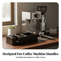 Long-Lasting Coffee Tamper Stand Anti-Slip Base Espresso Tamping Station Keeps Countertop Organized for Home Baristas, Cafe