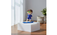 Cute Cartoon Design Diver Aquatic Aquarium Figurine Easy to Install Floating Aquarium Ornament Long-Lasting Resin Material