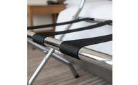 Hotel Luggage Stand Versatile Folding Luggage Rack Easy to Store Foldable Suitcase Stand for Guests, Guest Room