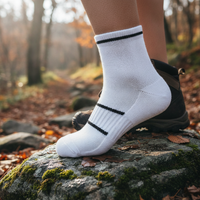 Professional Basketball Running Socks for Men and Women, Thickened Terry Cushion, Non-Slip Outdoor Hiking Sports Socks