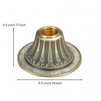 Engraved Prayer Wheel Base Embossed Prayer Wheel Stand Polished Metal-Like