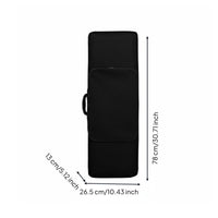 Waterproof Violin Case Large Capacity Rectangle Violin Case Two Shoulder Straps Musical Accessory for Students, Beginners, Class, Exam