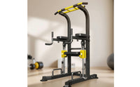 Assisted Pull up Machine Beginner-Friendly Station with Assistance Straps Floor Standing Pull-up and Station for Beginners, Home Gym