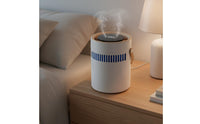 Easy to Clean Negative Ion Air Purifier Humidifier Reduces PM2.5 Humidifier Air Purifier Combo Sleep Mode for Babies Women, Office