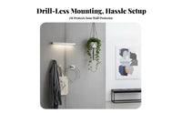 Drillwithout Drilling Option Wall-Mounted Towel Holder Easy Installation Hand Towel Holder Rust-Resistant Bathroom Fixture Minimalist Design for DIY Enthusiasts, Property Managers, Kitchen, Washroom, Restroom, Toilet