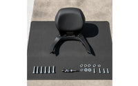 Passenger Backrest Padded Back Support with Mounting Brackets Foam Padding for Commuters, Long-Distance Riders