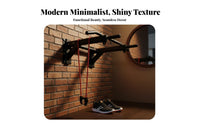 Space-Saving Wall Mounted Pull-up Bar Heavy-Duty Wall Mounted Pull up Bar High Weight Capacity Multifunctional Station Padded Grips for Adults, Athletes, Bodybuilders, Indoor, Strength Training, Bodyweight Exercise, Garage