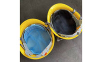 Helmet Sweat Pad Breathable Helmet Liner with Mesh Hard Hat Liner Sweatband Absorbent Washable for Construction Workers