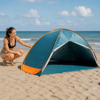 Automatic Pop-Up Beach Sun Shelter Tent UV Protection