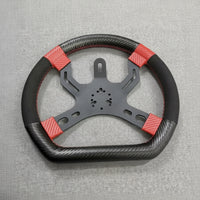 Go Karting Steering WheelsportStyle Steering Wheel with Threethree-Spoke Center Stitched for Builders