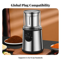 Coffee and Spice grinding machine Multiple Settings Stainless Steel Metal Body