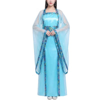3 Pieces Folklore Ological Character Outfit Wide Sleeves Stage Performance Costume Ancient Chinese Fairy Costume Flowing Design