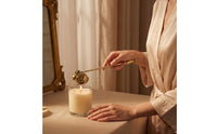 Candle Snuffer with Rabbit Head Brass Candle Snuffer Elegant for Dinner Settings