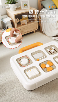 Montessori Busy Board for Toddlers - Fine Motor Skills Training Toy