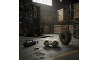 Pallet Jack Load Wheel Wear-Resistant Pallet Jack Load Wheel with Bearings Long for Maintenance Technicians